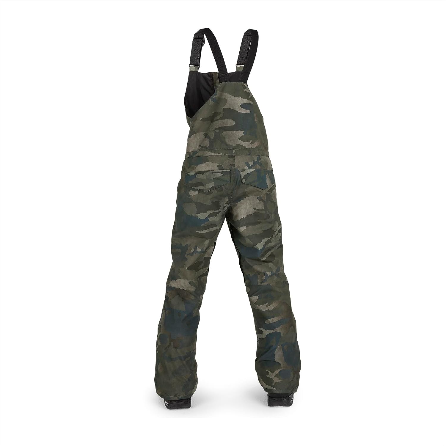 Volcom Boys' Youth Barkley Bib Overall Snowboard Pant Cloudwash Camo S4