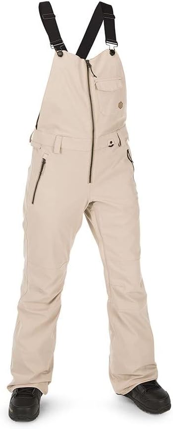 Volcom Women's Swift Bib Overall Snowpant Sand S3