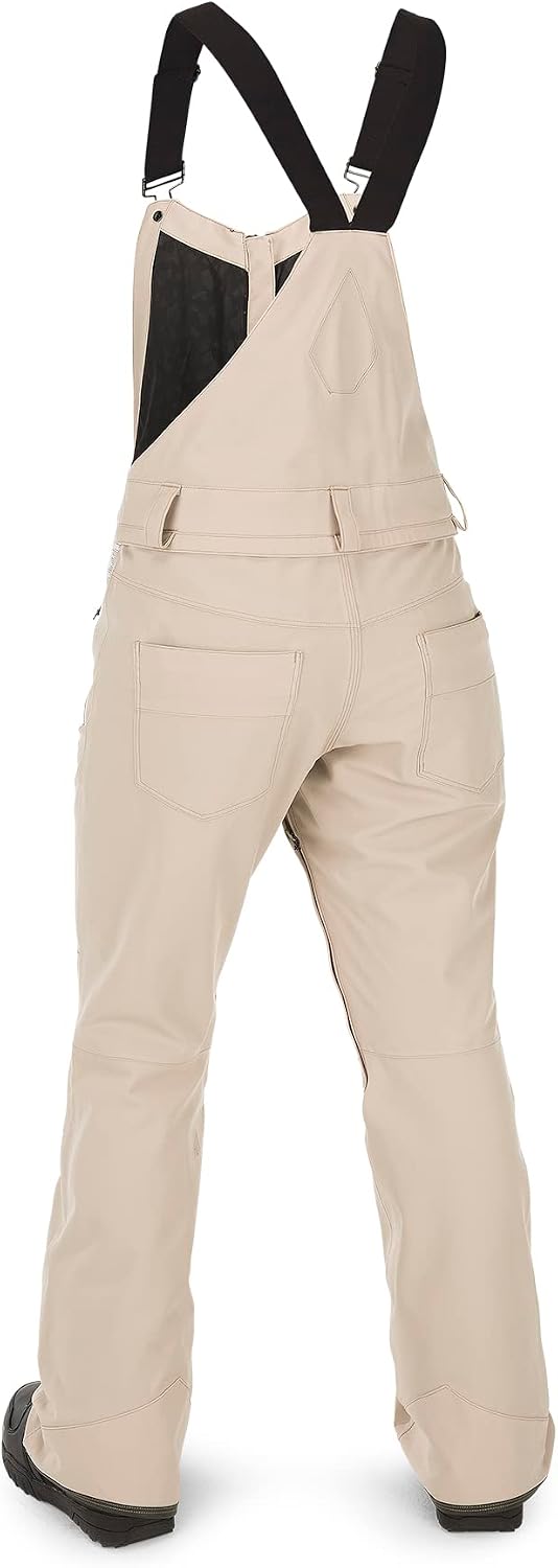 Volcom Women's Swift Bib Overall Snowpant Sand S3
