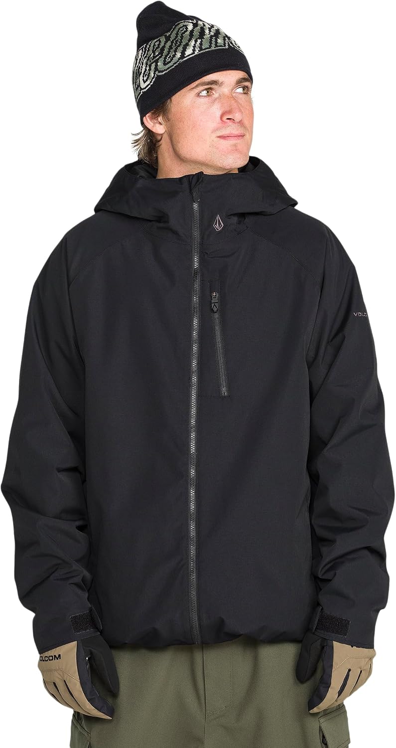 Volcom Men's 2836 Insulated Snowboard Jacket Black