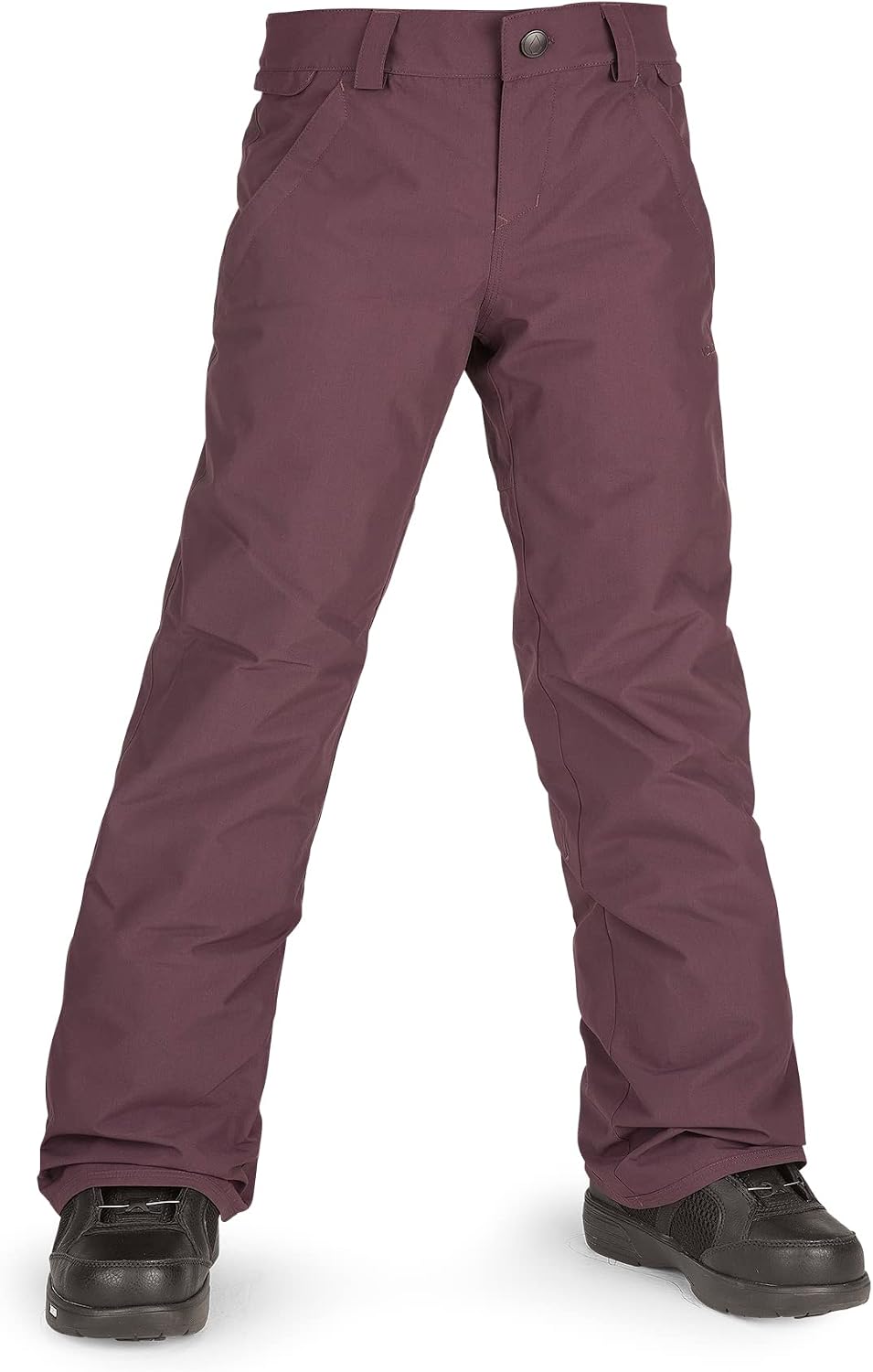 Volcom Girl's Frochickidee Insulated Snowboard Pant Black Plum S3