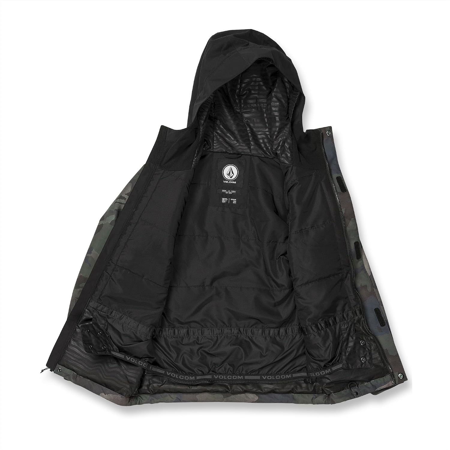 Volcom boys Stone 91 Insulated Snowboard Winter Jacket Cloudwash Camo S4