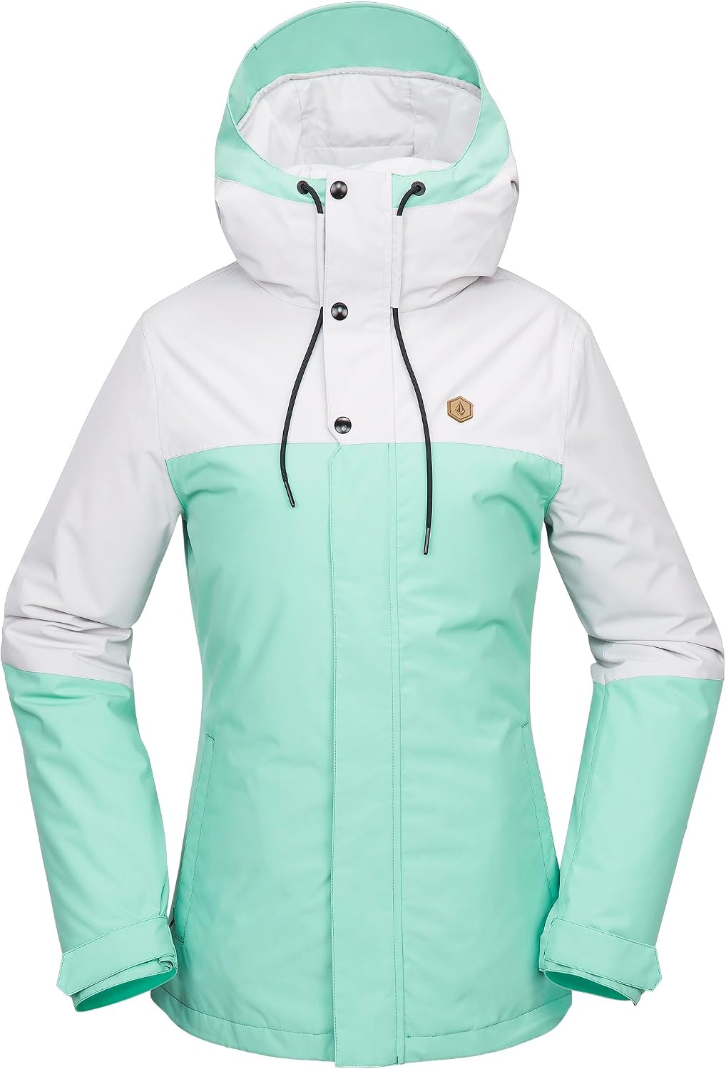Volcom Women's Bolt Insulated Snowboard Ski Winter Hooded Jacket Wasabi