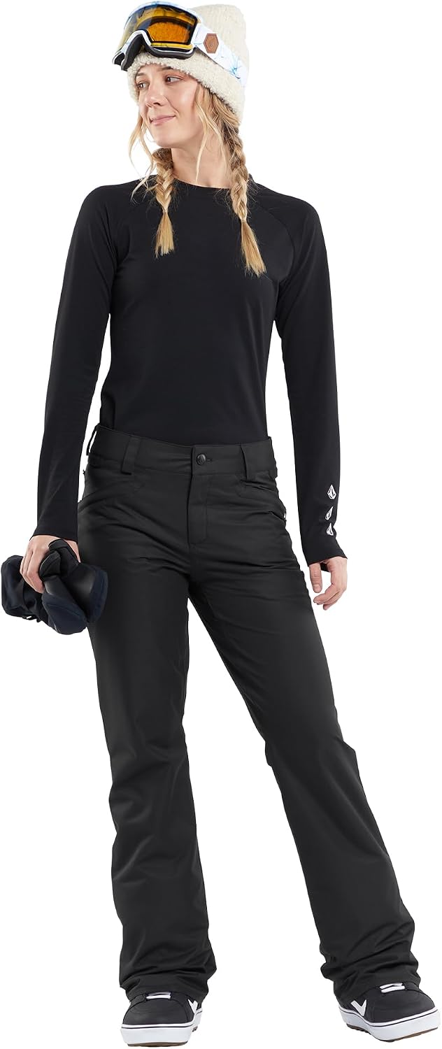 Volcom Women's Hallen Modern Fit Snowbaord Pant Black S4