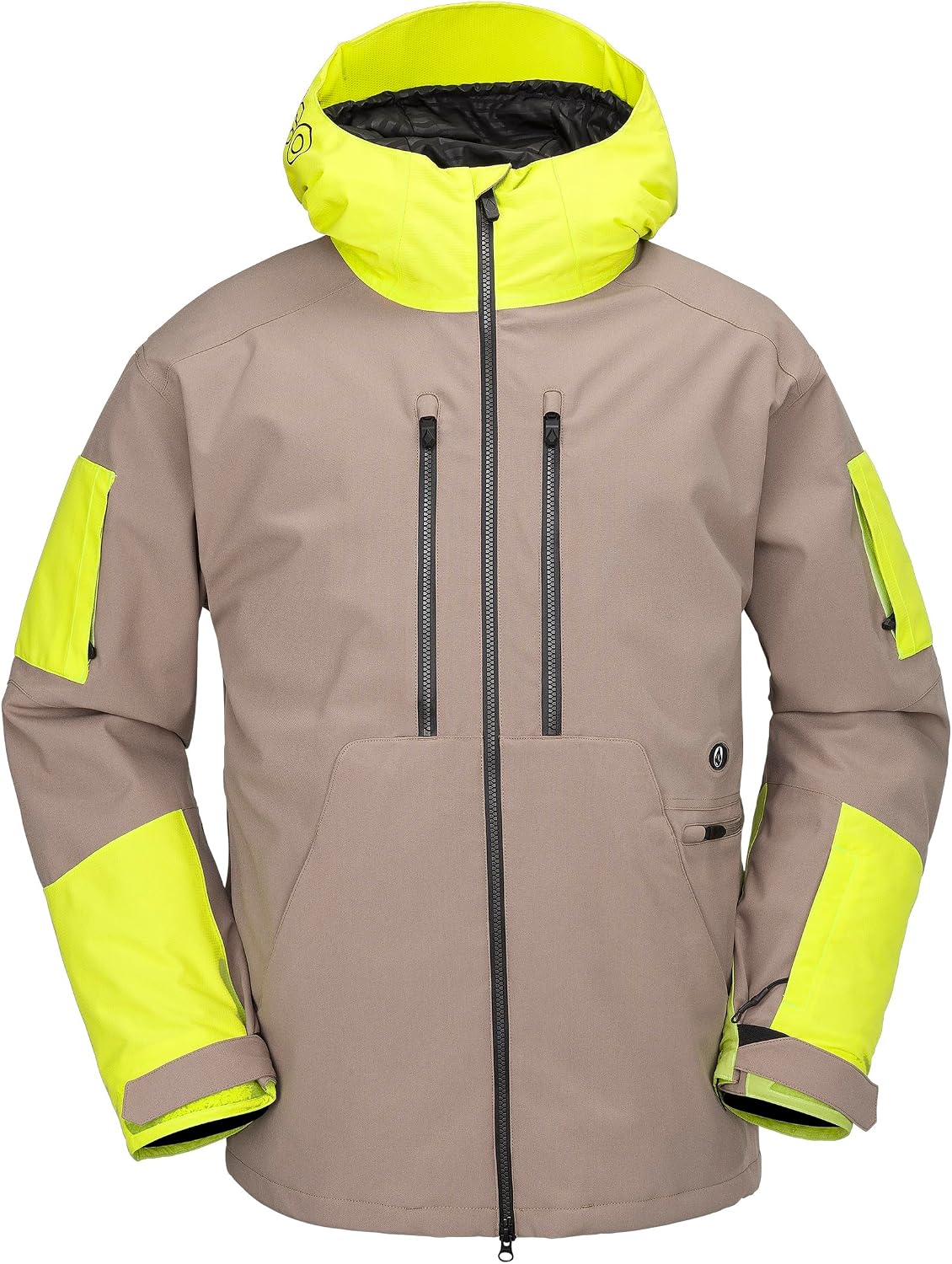 Volcom Men's Wfo Insulated Snowboard Ski Baggy Fit Winter Jacket Chestnut Brown S5