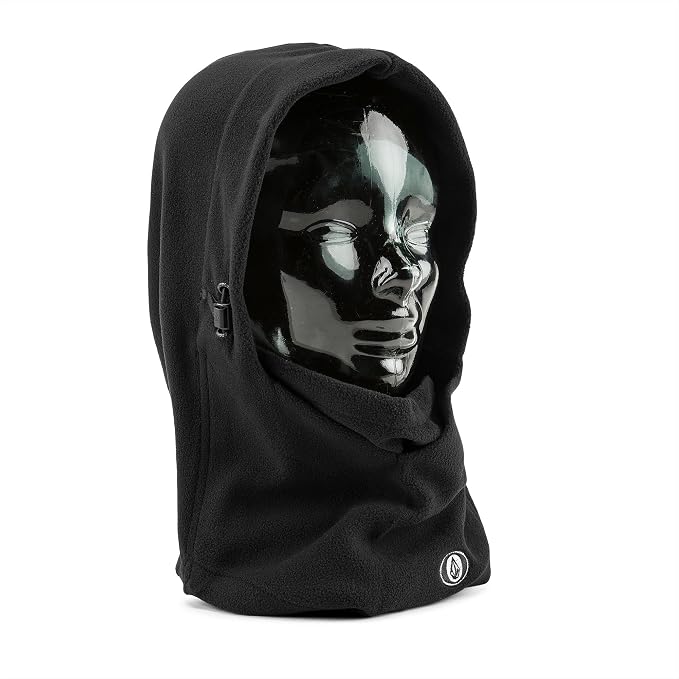 Volcom Men's Travelin Hood Snowboard Neck Warmer Black S4