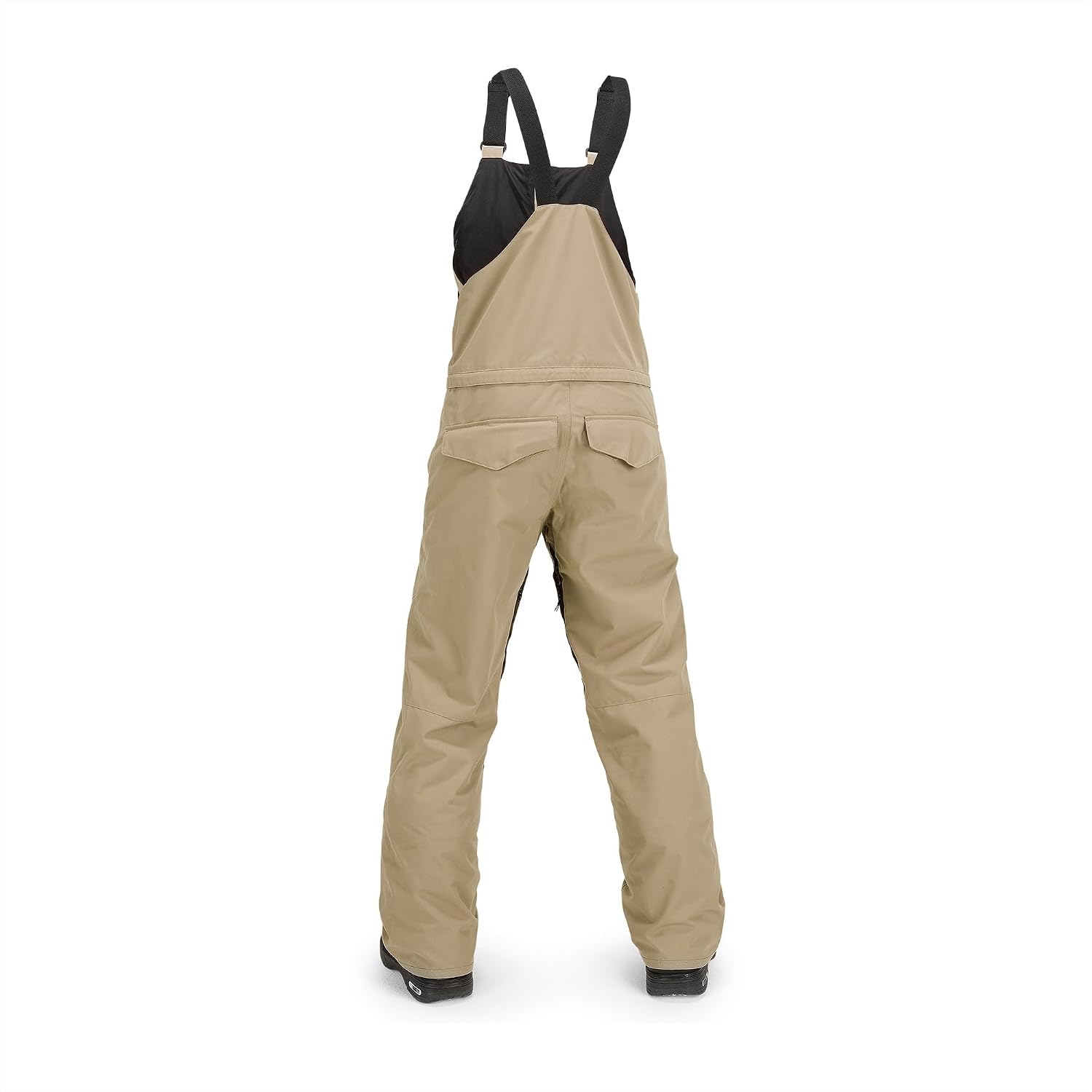 Volcom Boys' Youth Barkley Bib Overall Snowboard Pant Dark Khaki S4