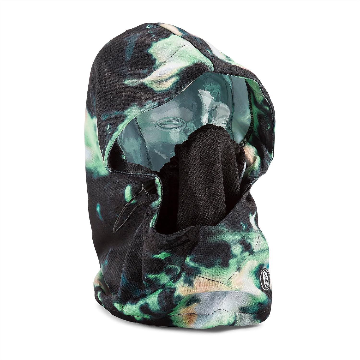 Volcom Men's Hydro Fleece Hood Snowboard Neck Warmer Spritz Black S4