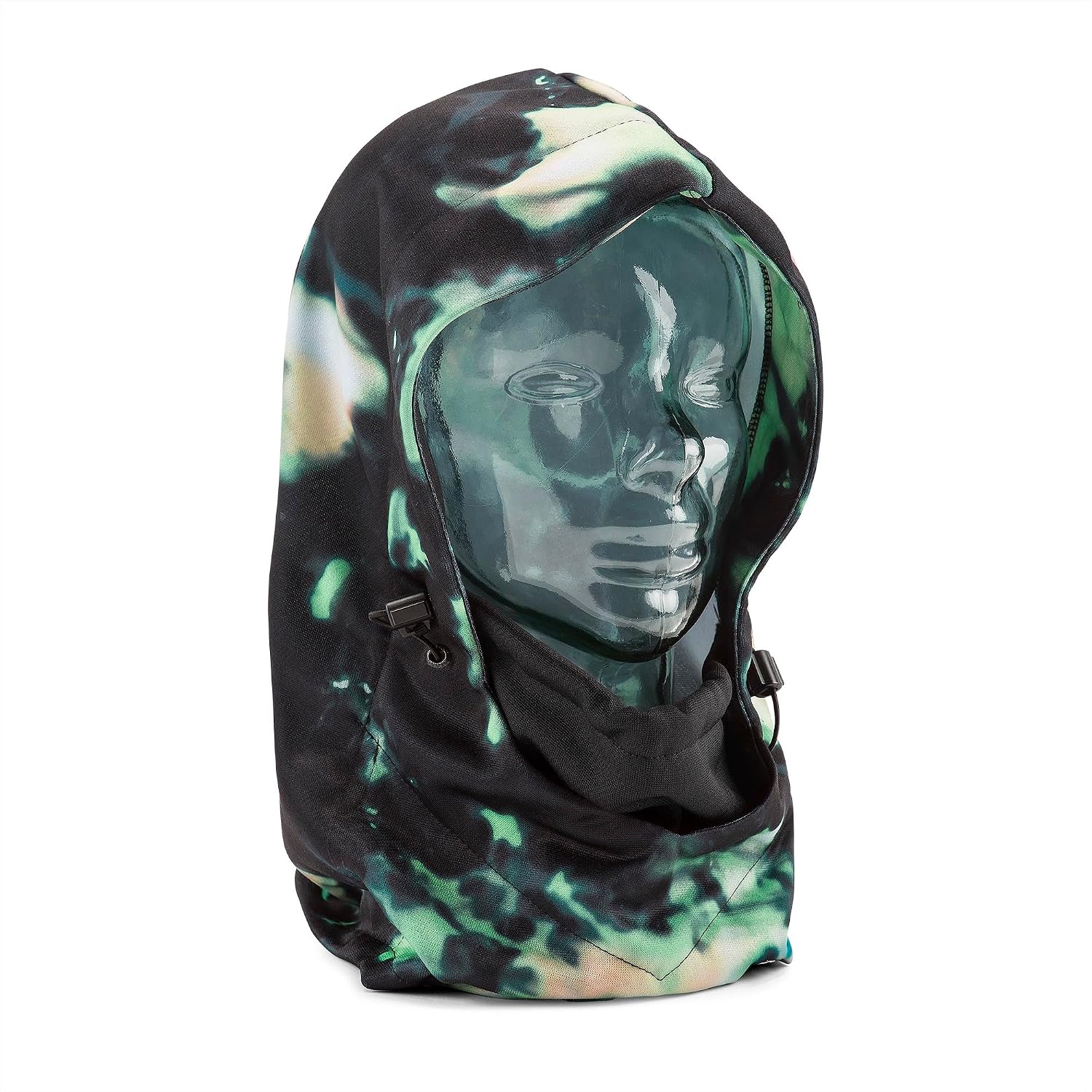 Volcom Men's Hydro Fleece Hood Snowboard Neck Warmer Spritz Black S4