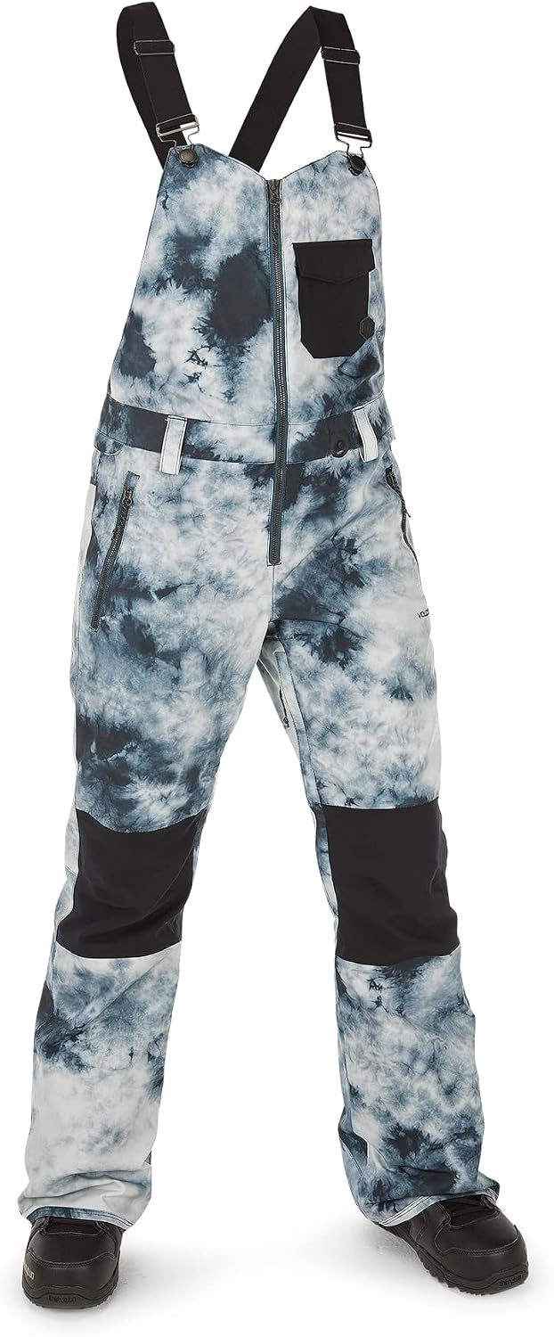 Volcom Women's Swift Bib Overall Snowpant Storm Tie-dye S3