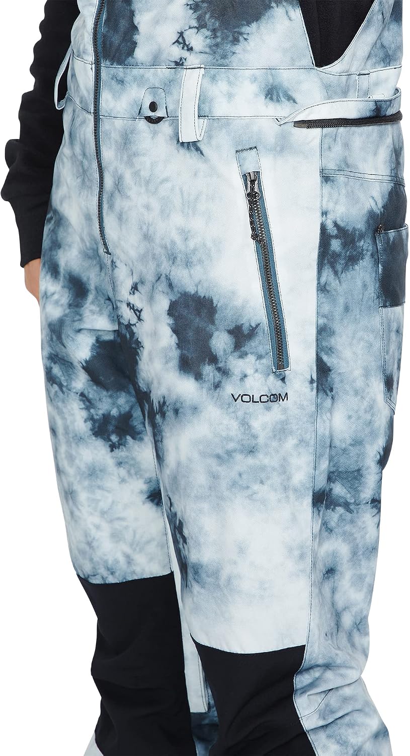 Volcom Women's Swift Bib Overall Snowpant Storm Tie-dye S3