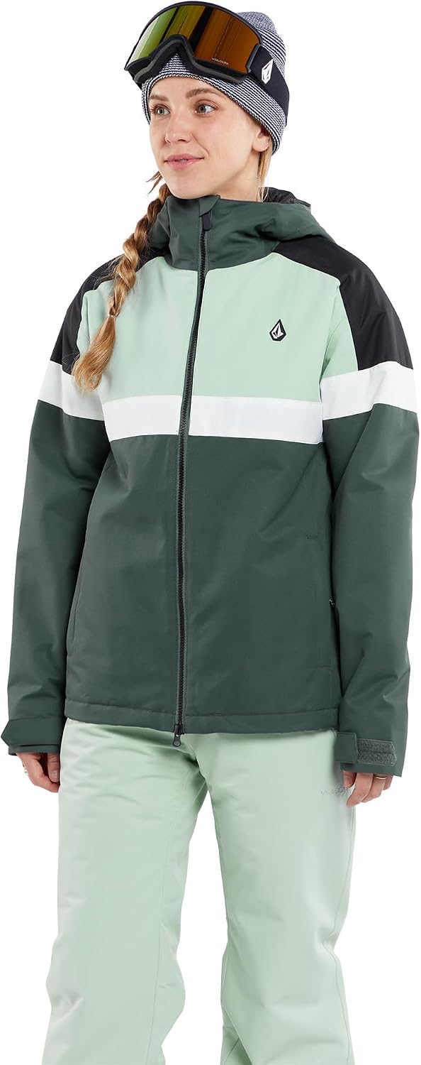 Volcom Women's Lindy Insulated Snowboard Ski Jacket Eucalyptus S4