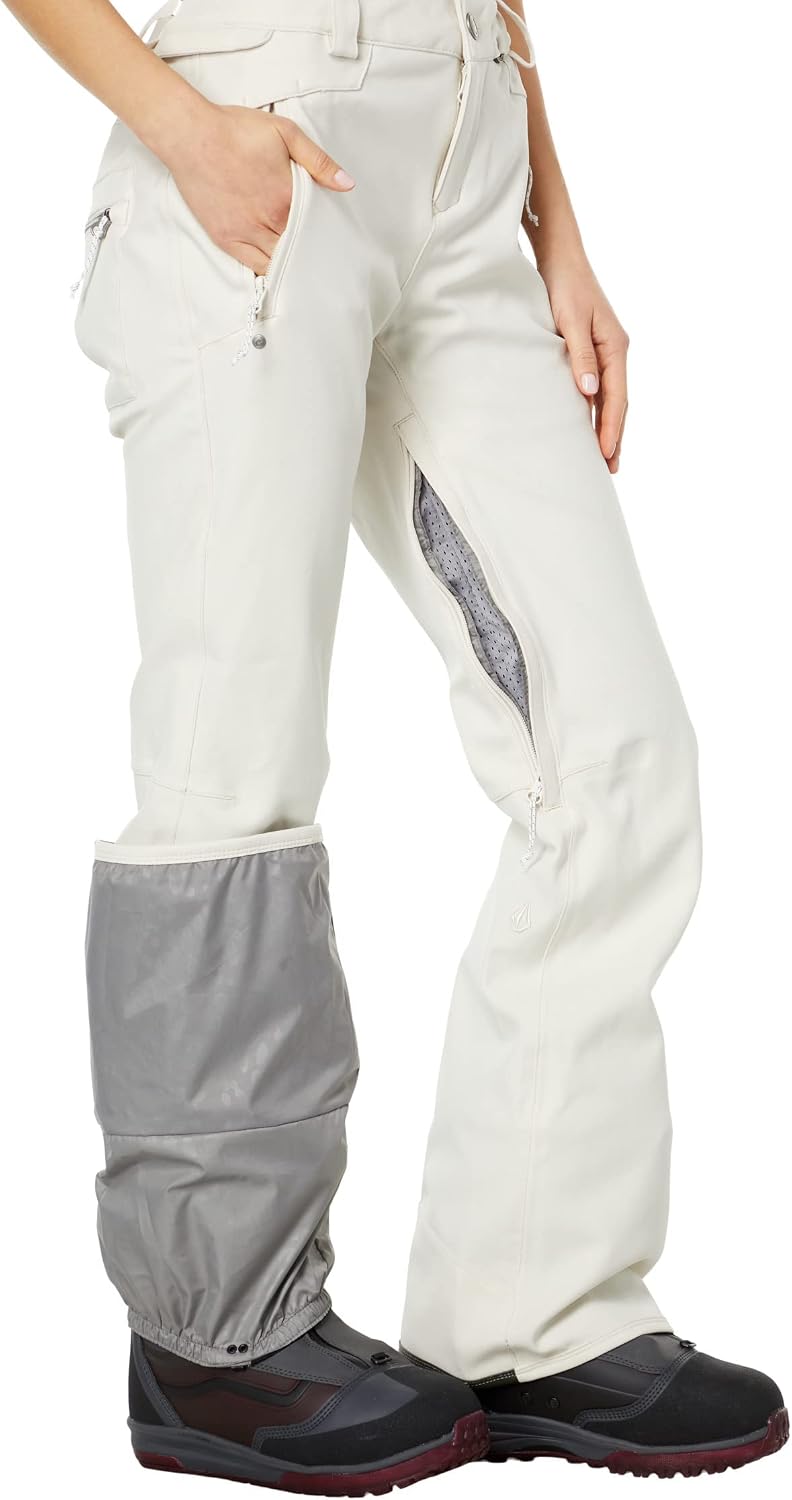 Volcom womens Species Stretch Snowboard Ski Pant Off White S3