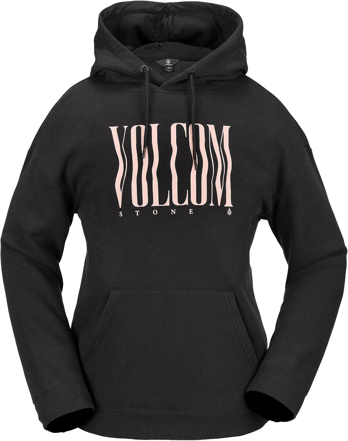 Volcom Women's Essential Hooded Snowboard Riding Fleece Hoodie Black