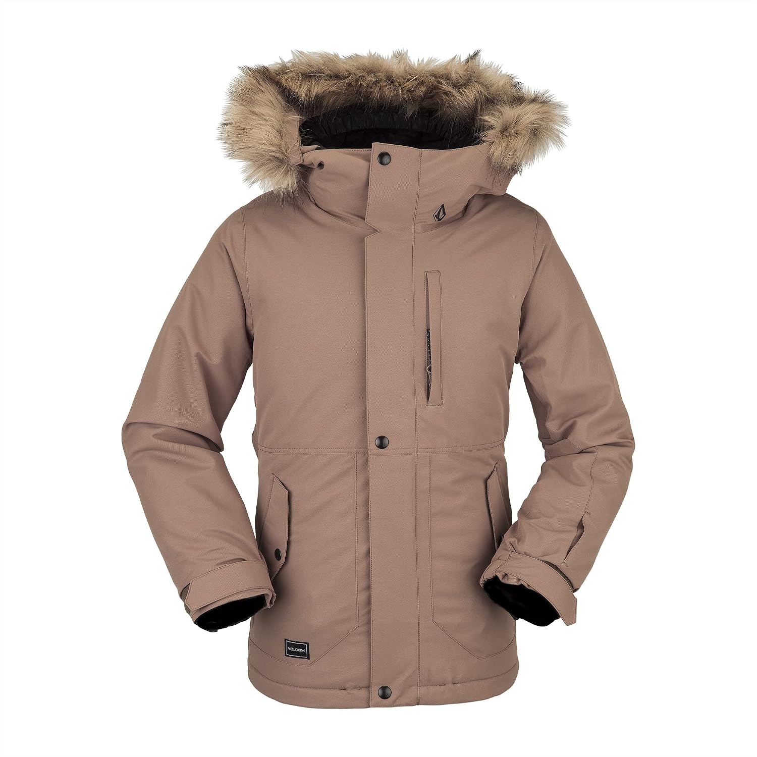 Volcom Girls So Minty Insulated Snow Jacket Coffee