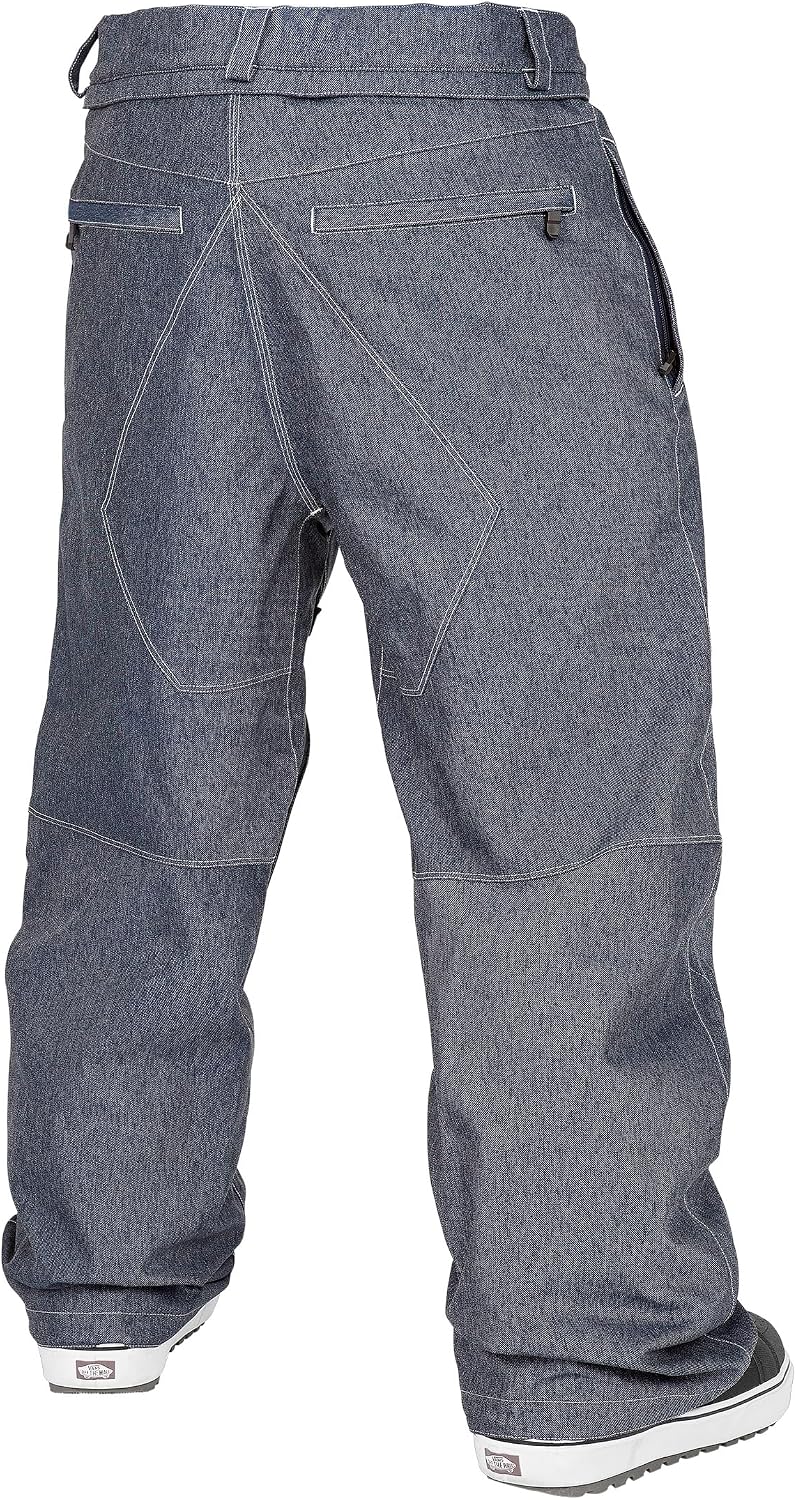 Volcom Men's Shell Snow Billow Pant – 10k Waterproof, Baggy Fit, Breathable 2-layer Dark Denim