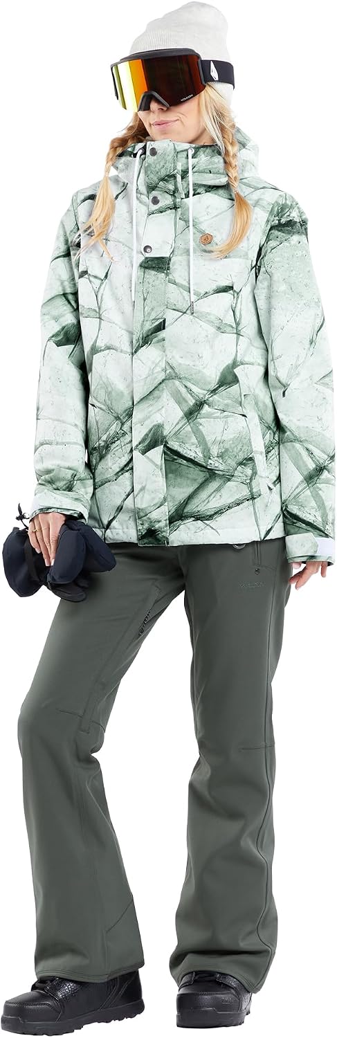 Volcom womens Species Stretch Snowboard Ski Pant Eucalyptus S4
