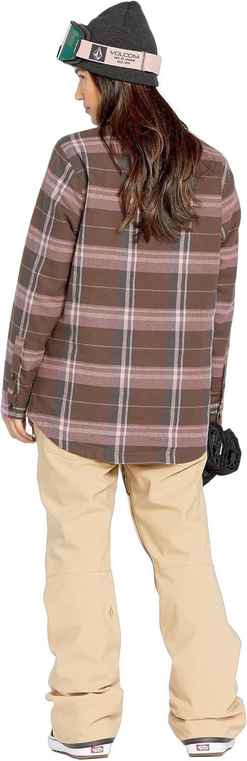 Volcom Women's Swift Bib Overall Snowpant Sand S5