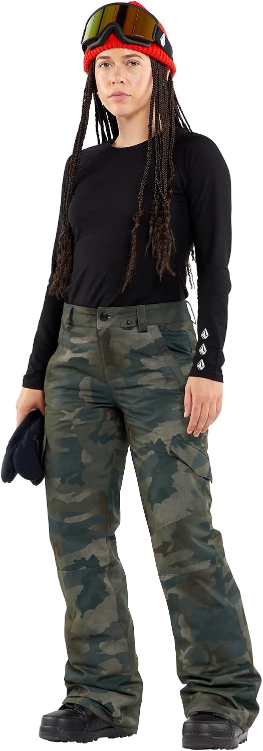 Volcom Women's Bridger Ins Pant Cloudwash Camo S4