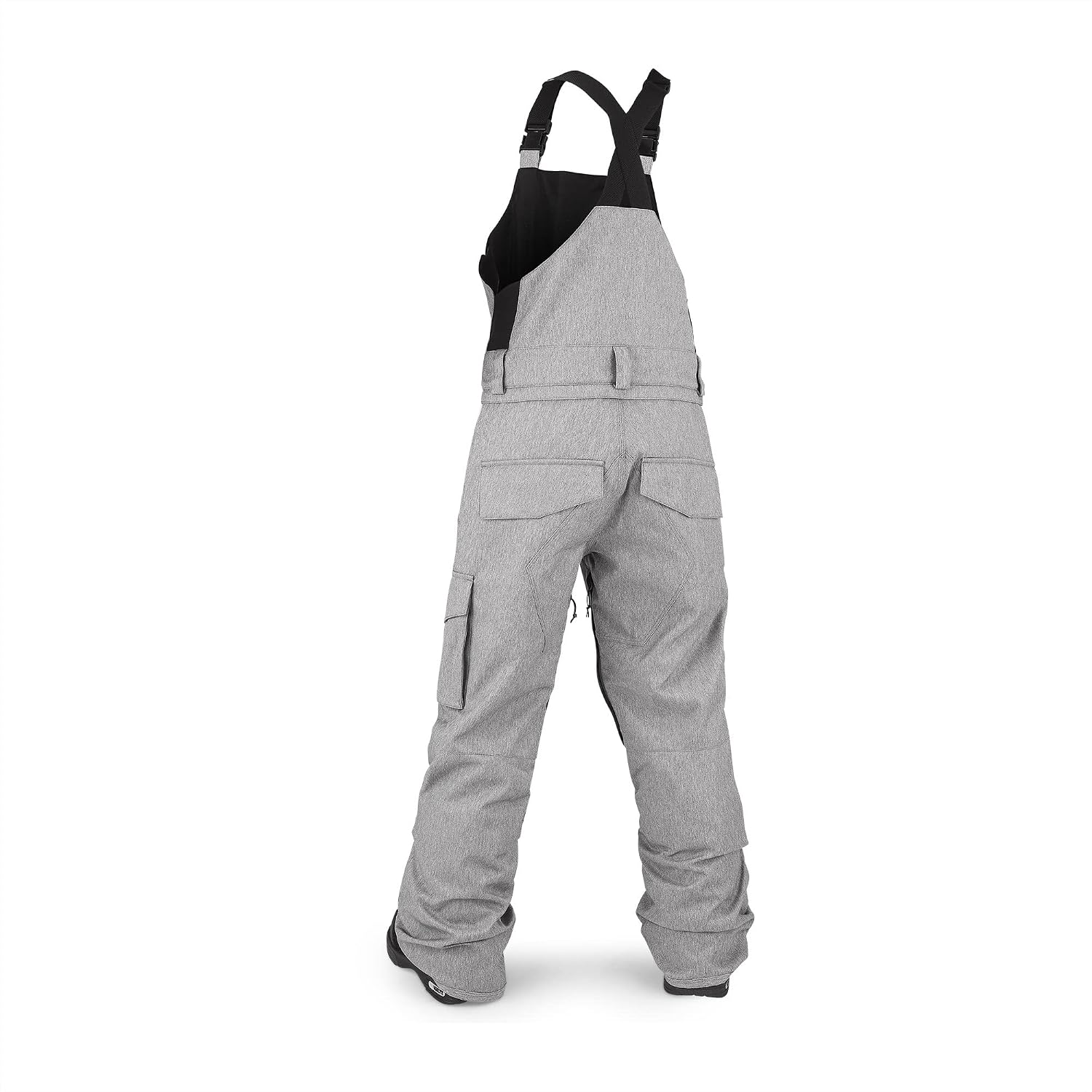 Volcom Boys' Youth Barkley Bib Overall Snowboard Pant Heather Grey