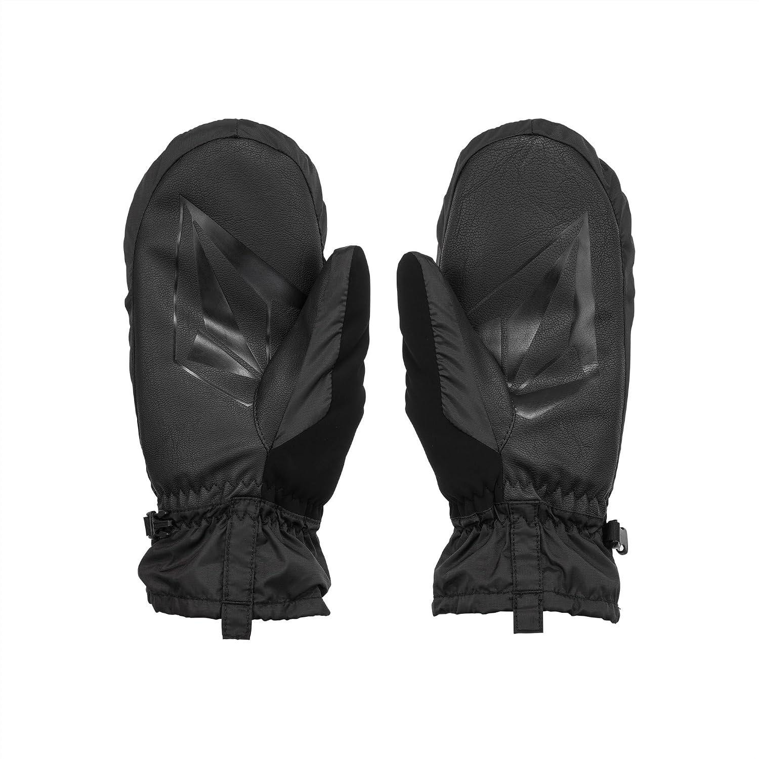 Volcom Womens Puff Puff Ski Snowboard Mitt Glove Black S4