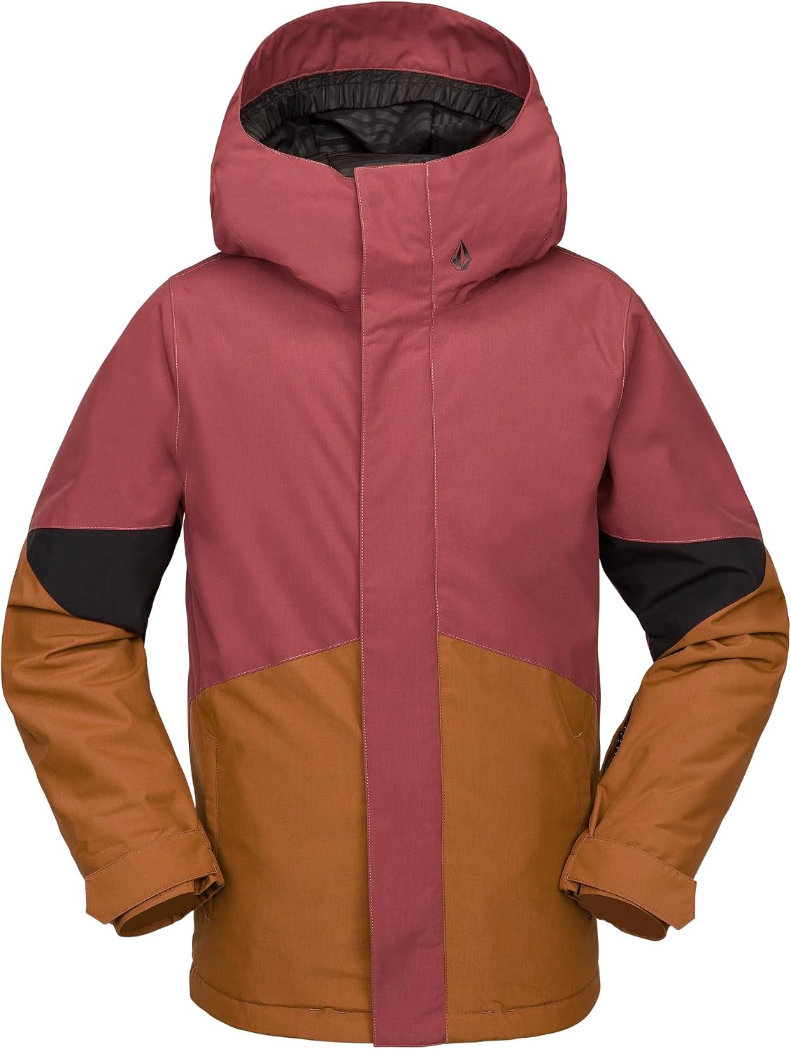 Volcom Boys' Vernon Insulated Snowboard Winter Jacket Redwood S5