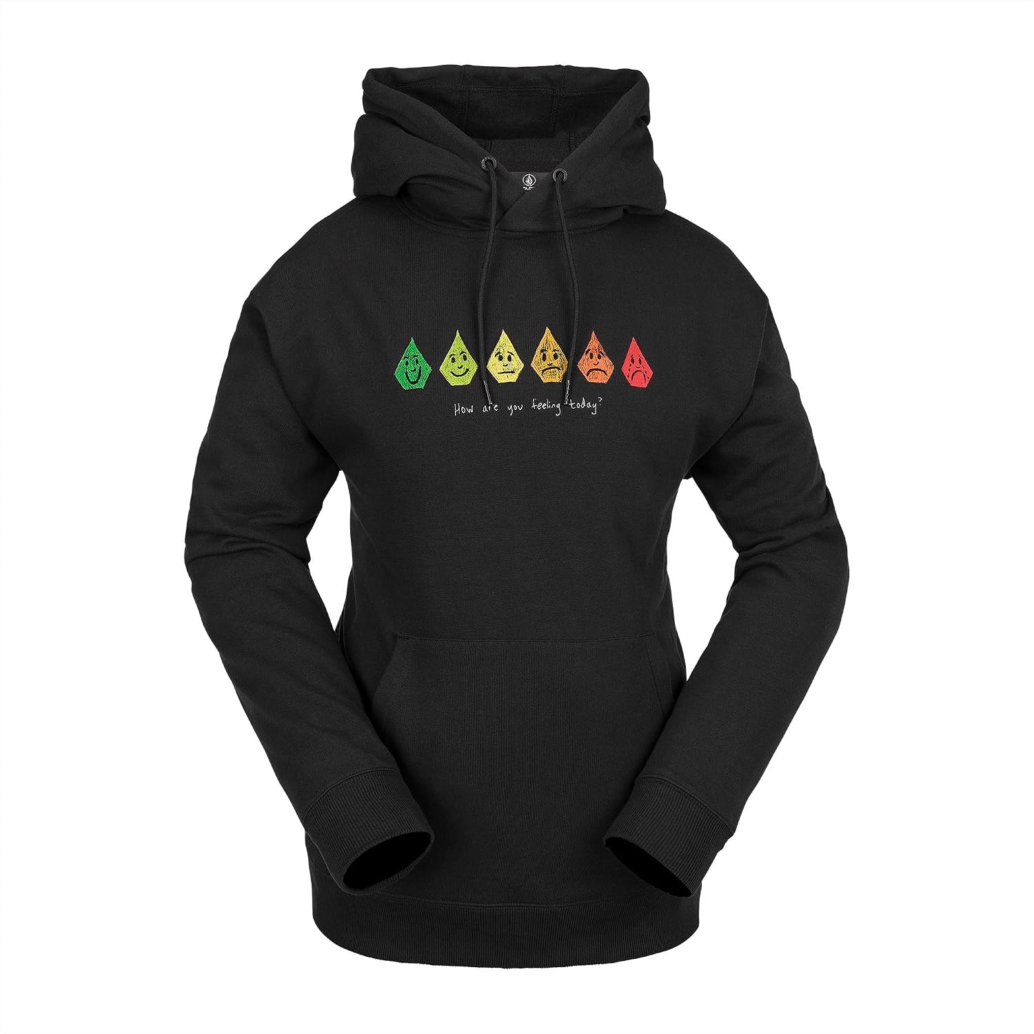 Volcom Women's Melancon Hoodie Snowboard Ski Fleece Black