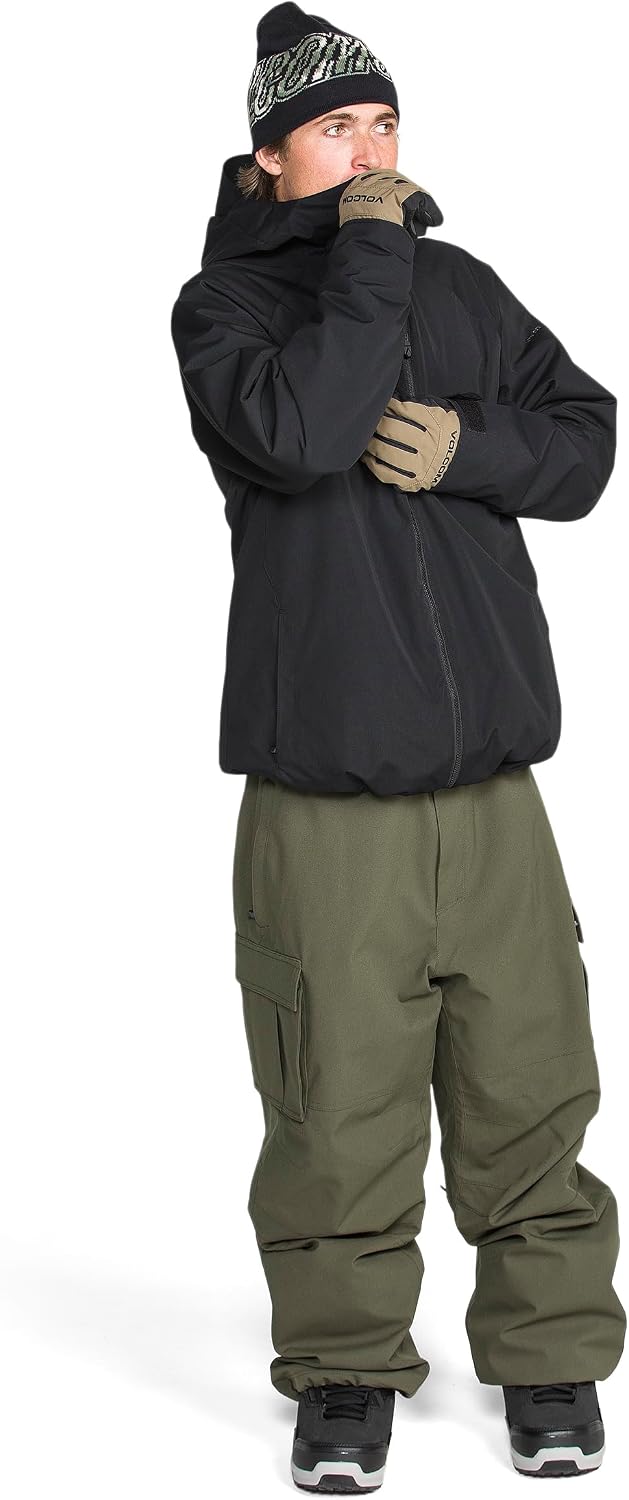 Volcom Men's 2836 Insulated Snowboard Jacket Black