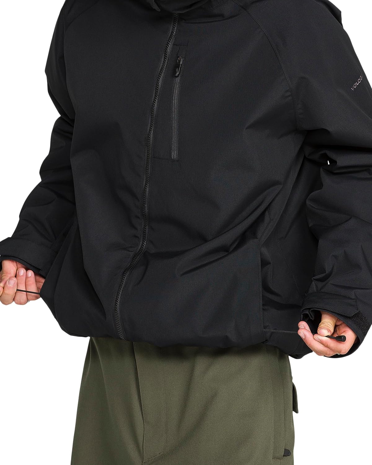 Volcom Men's 2836 Insulated Snowboard Jacket Black