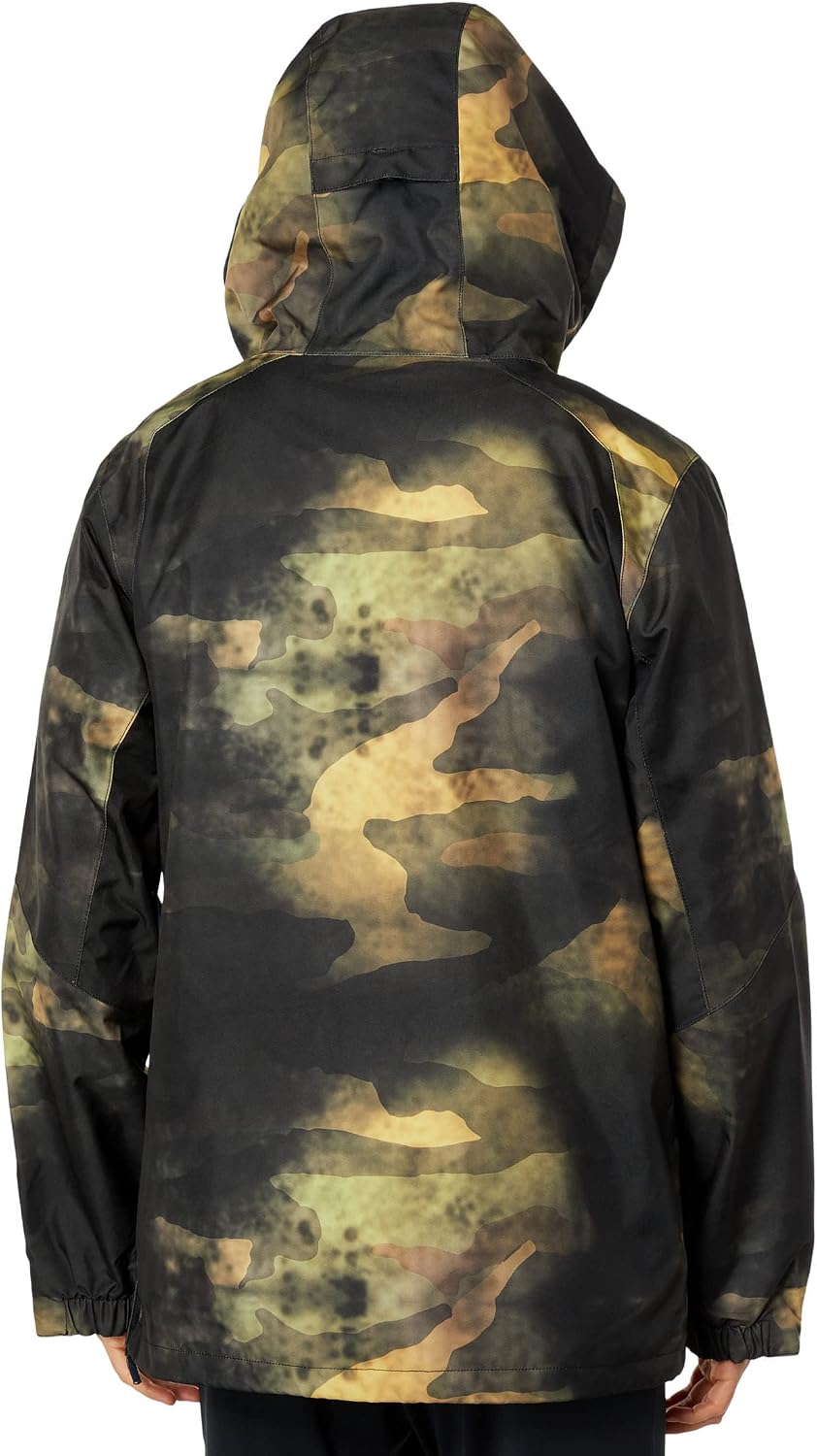 Volcom Men's Brighton Pullover Anarok Hooded Snowboard Jacket Camo