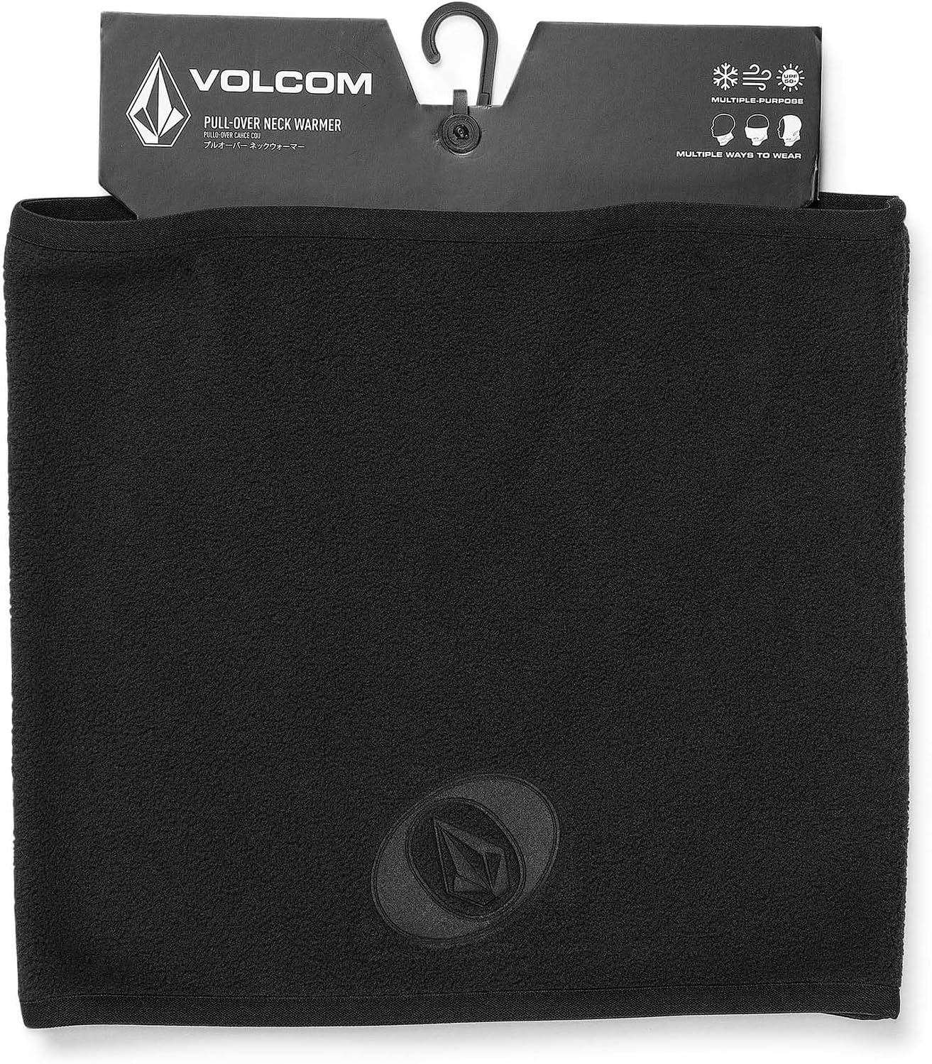 Volcom Men's Removable Neckband Pullover Neck Warmer Black S5