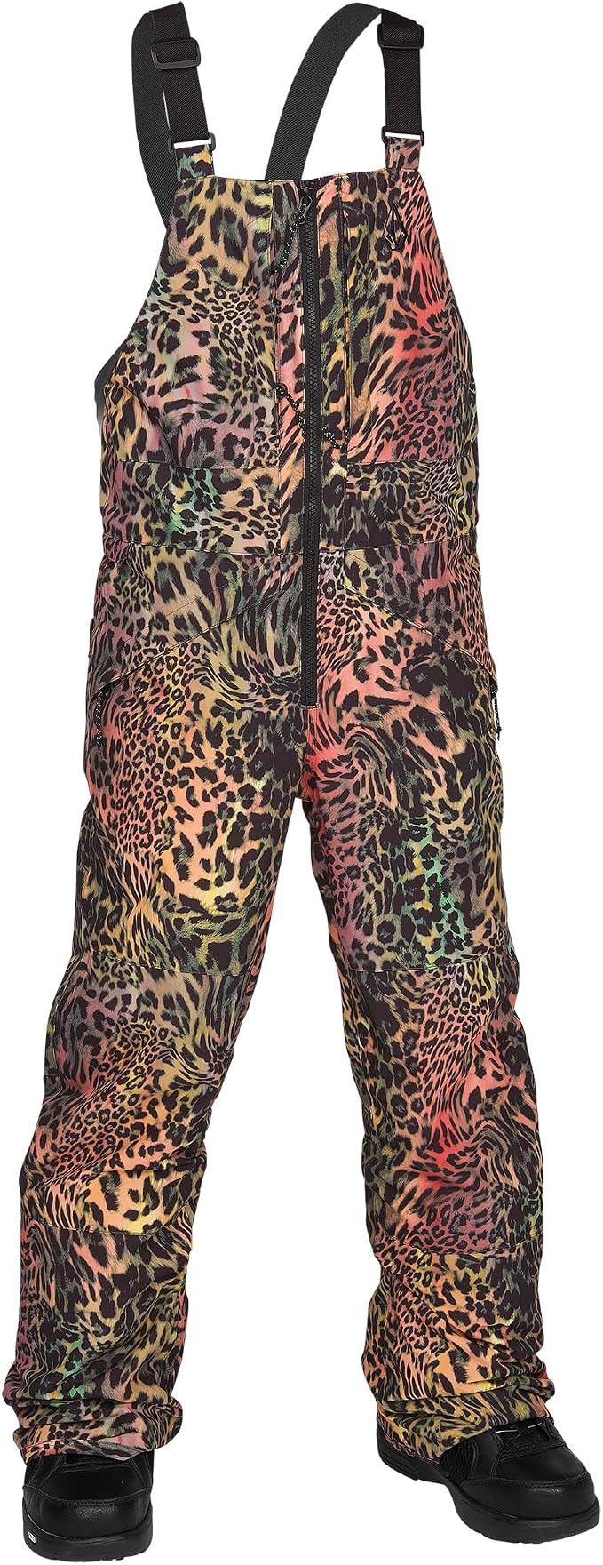 Volcom Boys' Youth Barkley Bib Overall Snowboard Pant Acid