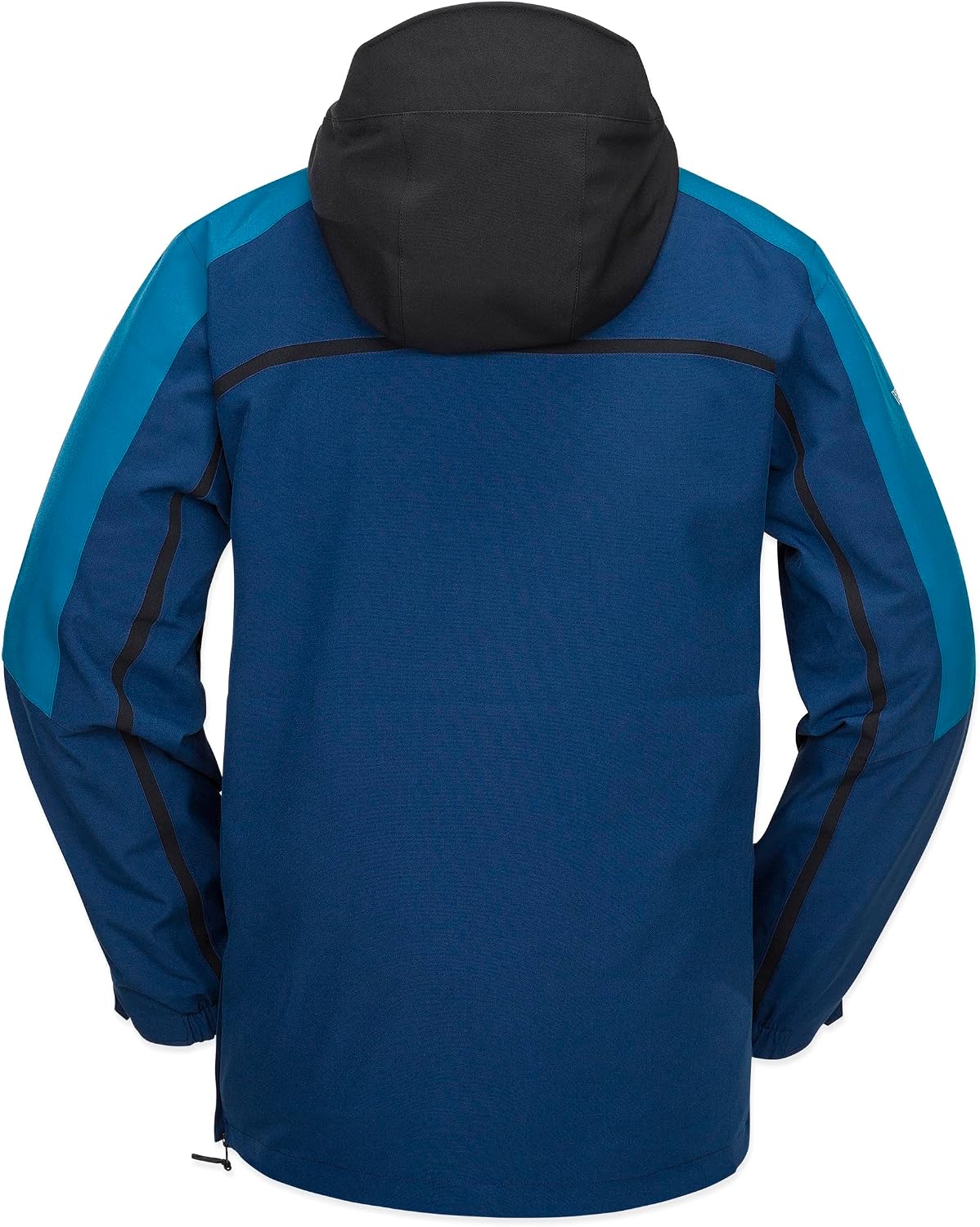 Volcom Men's Brighton Pullover Anarok Hooded Snowboard Jacket Navy