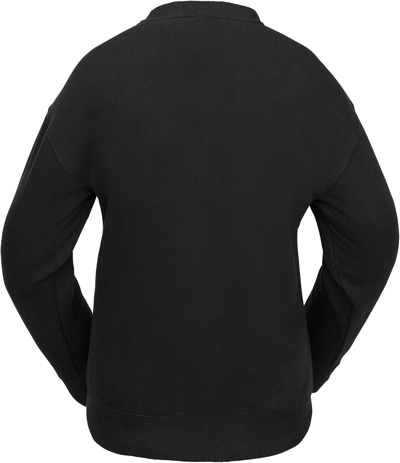 Volcom Women's Essential Crew Fleece Snowboard Winter Sweatshirt Black S5