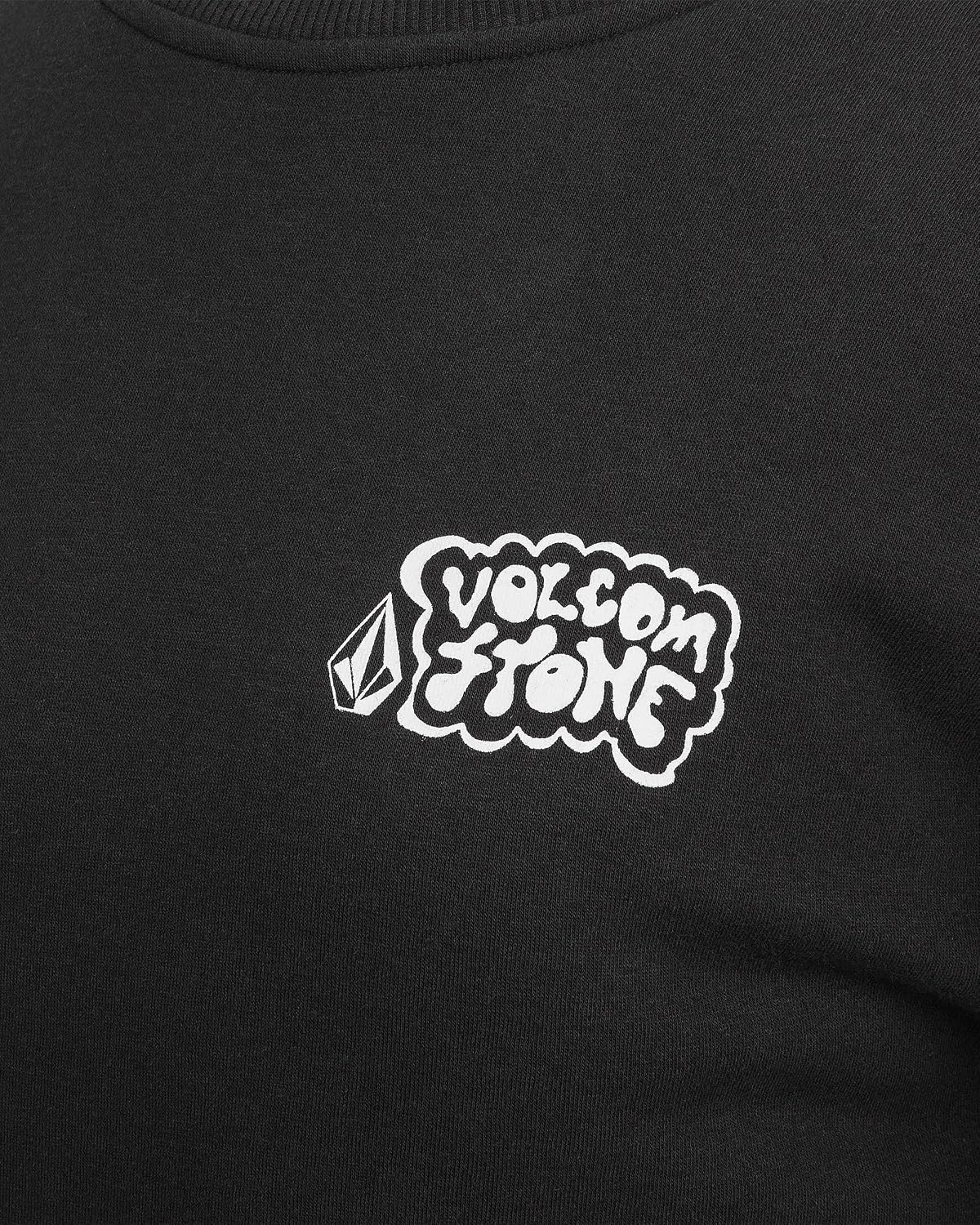 Volcom Women's Essential Crew Fleece Snowboard Winter Sweatshirt Black S5
