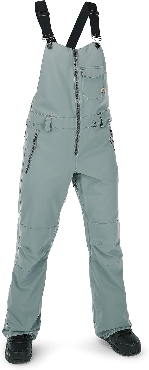 Volcom Women's Swift Bib Overall Snowpant Green Ash S3