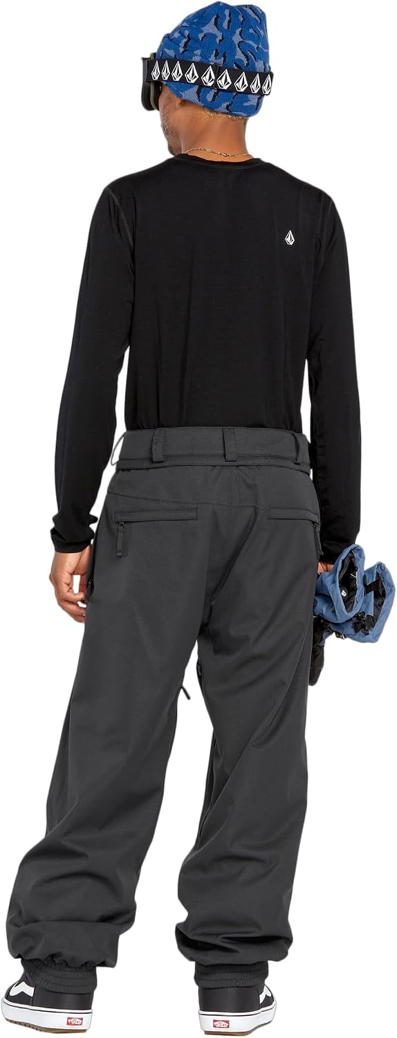 Volcom Men's Arthur Longo 20k Baggy Fit Snowboard Ski Pant Black