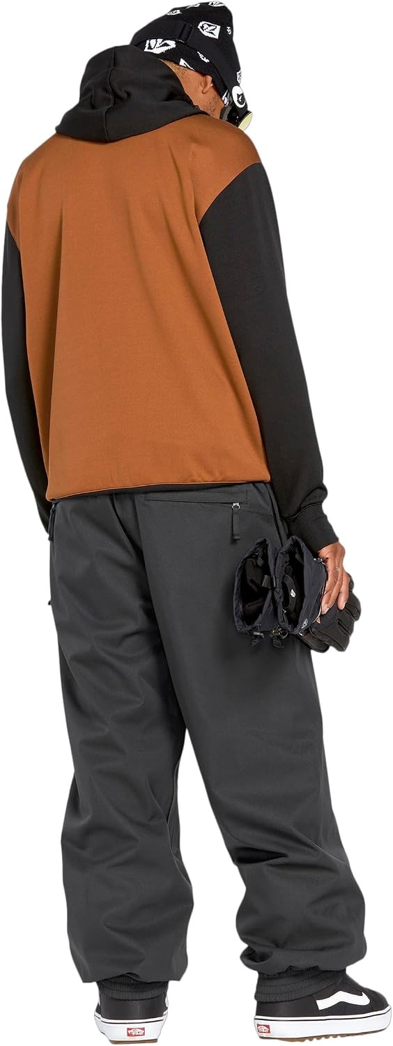 Volcom Men's Arthur Longo 20k Baggy Fit Snowboard Ski Pant Black
