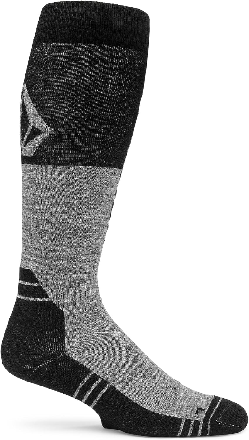 Volcom Men's Kootney Lightweight Snowboard Ski Sock Heather Grey S5