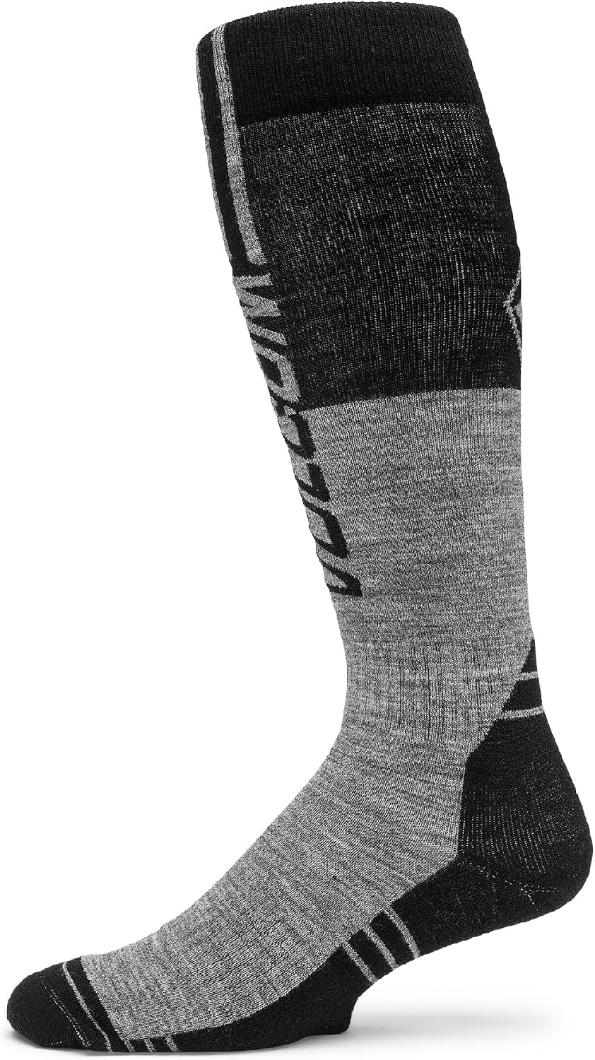 Volcom Men's Kootney Lightweight Snowboard Ski Sock Heather Grey S5
