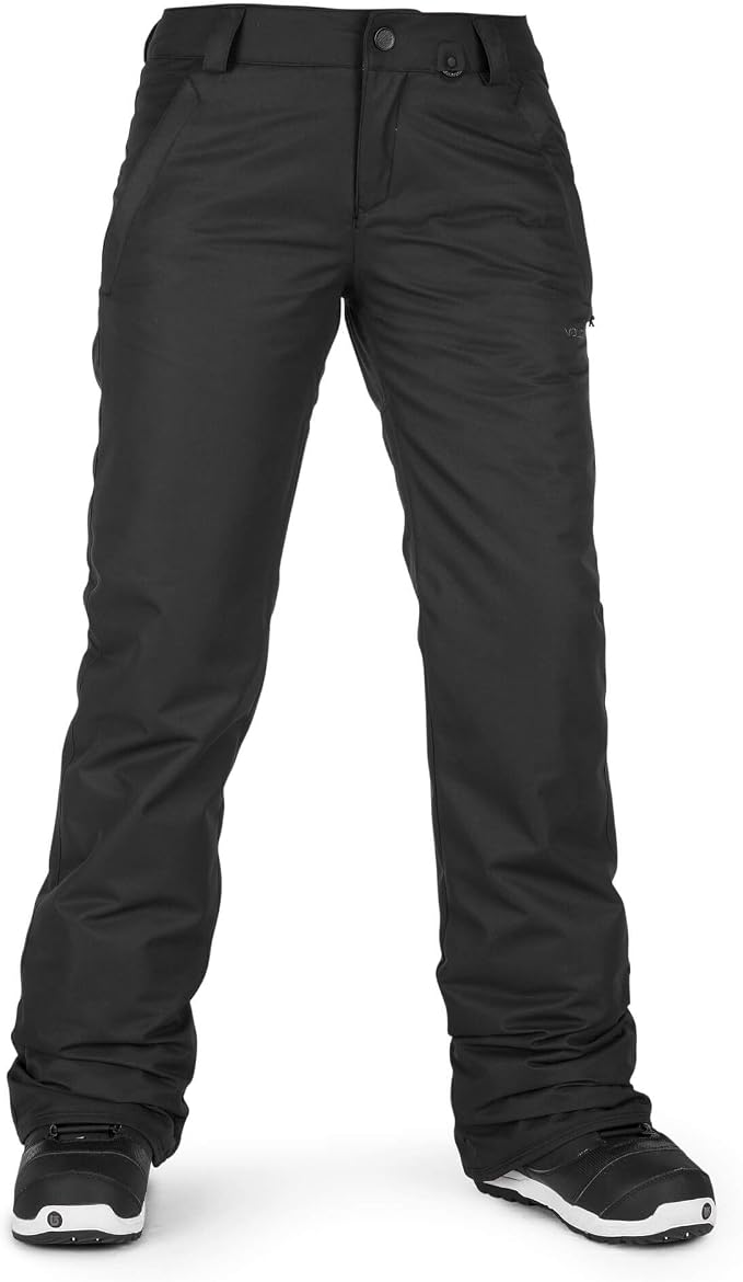 Volcom Women's Frochickie Insulated Lined Snow Pant Black 1