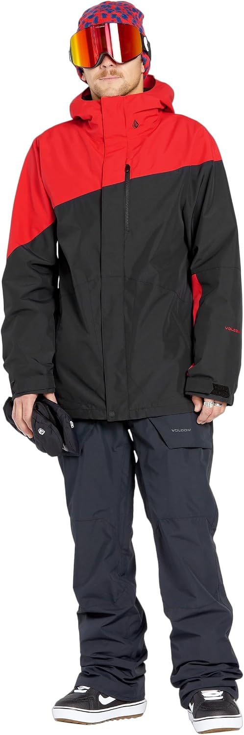 Volcom Men's Primry Insulated Snowboard Winter Ski Jacket Crimson