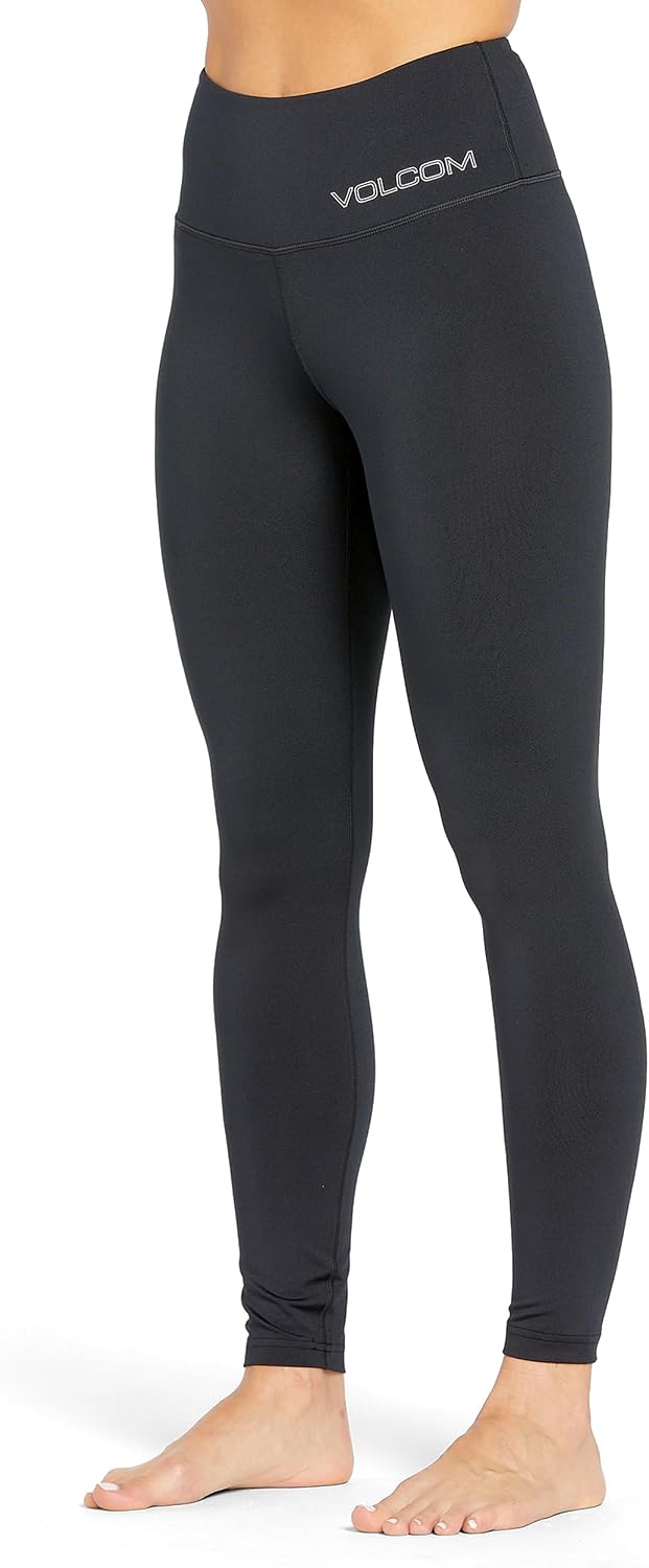 Volcom Women's V-Science Thermal Base Layer Legging – Quick Dry High-Waisted Fit Black S5