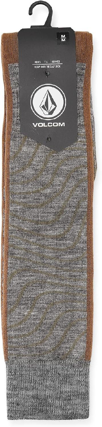 Volcom Men's Heavy Weight Snowboard Ski Sock Heather Grey S5