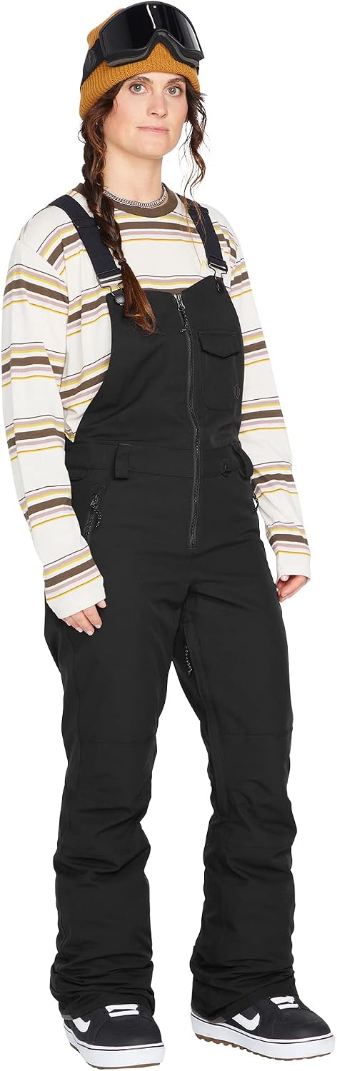 Volcom Women's Swift Bib Overall Snowpant Black S3