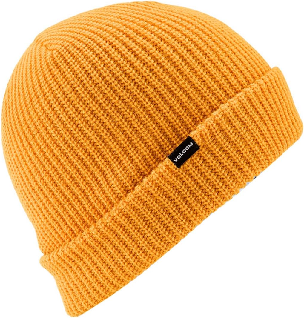 Volcom Men's Sweep Skull Fit Snow Beanie Gold S4