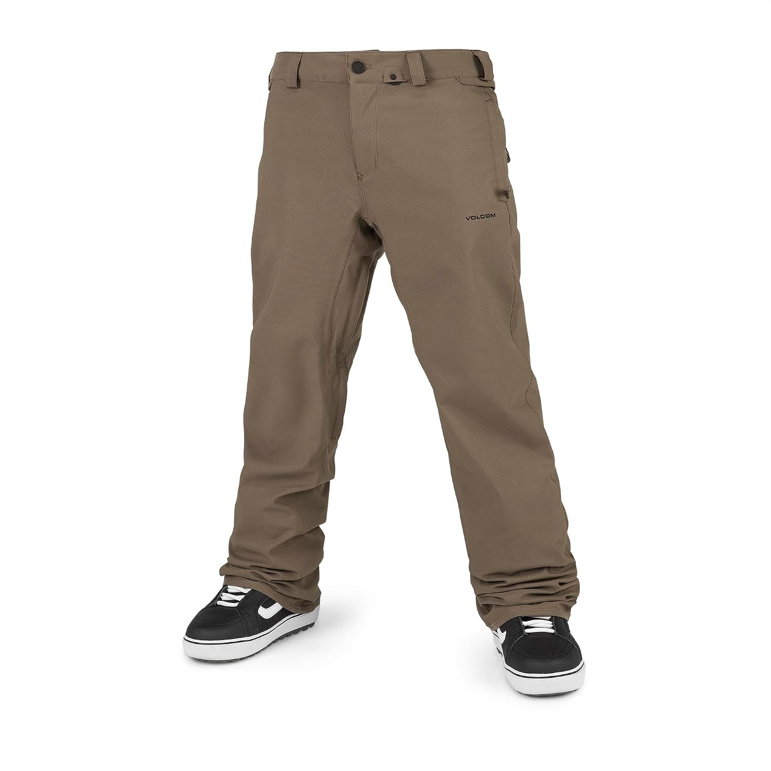 Volcom Men's Frickin Relaxed Fit Chino Snowboard Pant Teak
