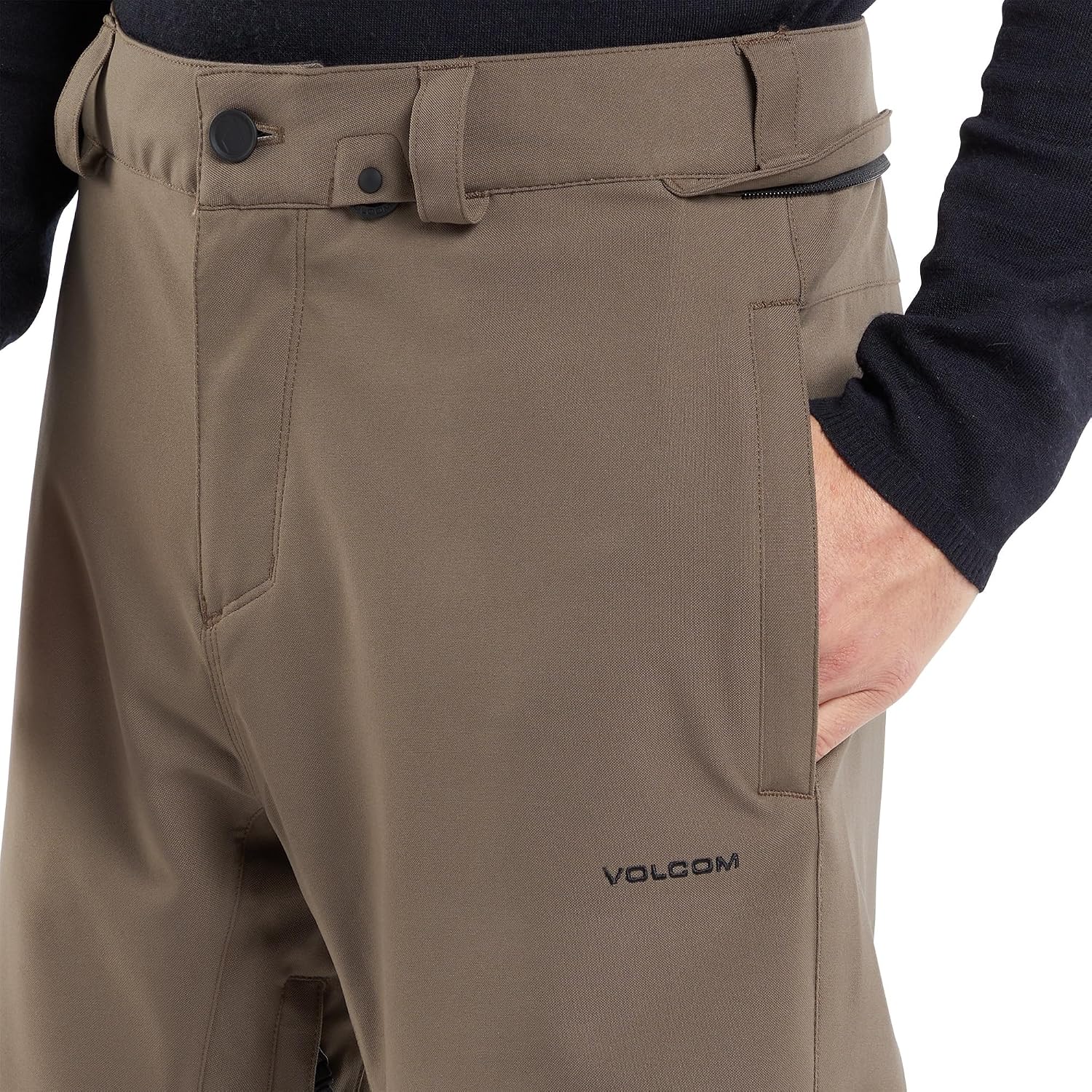 Volcom Men's Frickin Relaxed Fit Chino Snowboard Pant Teak