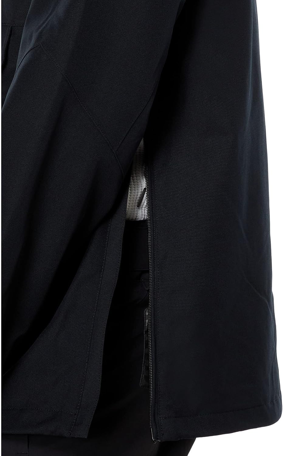 Volcom Men's Brighton Pullover Anarok Hooded Snowboard Jacket Black