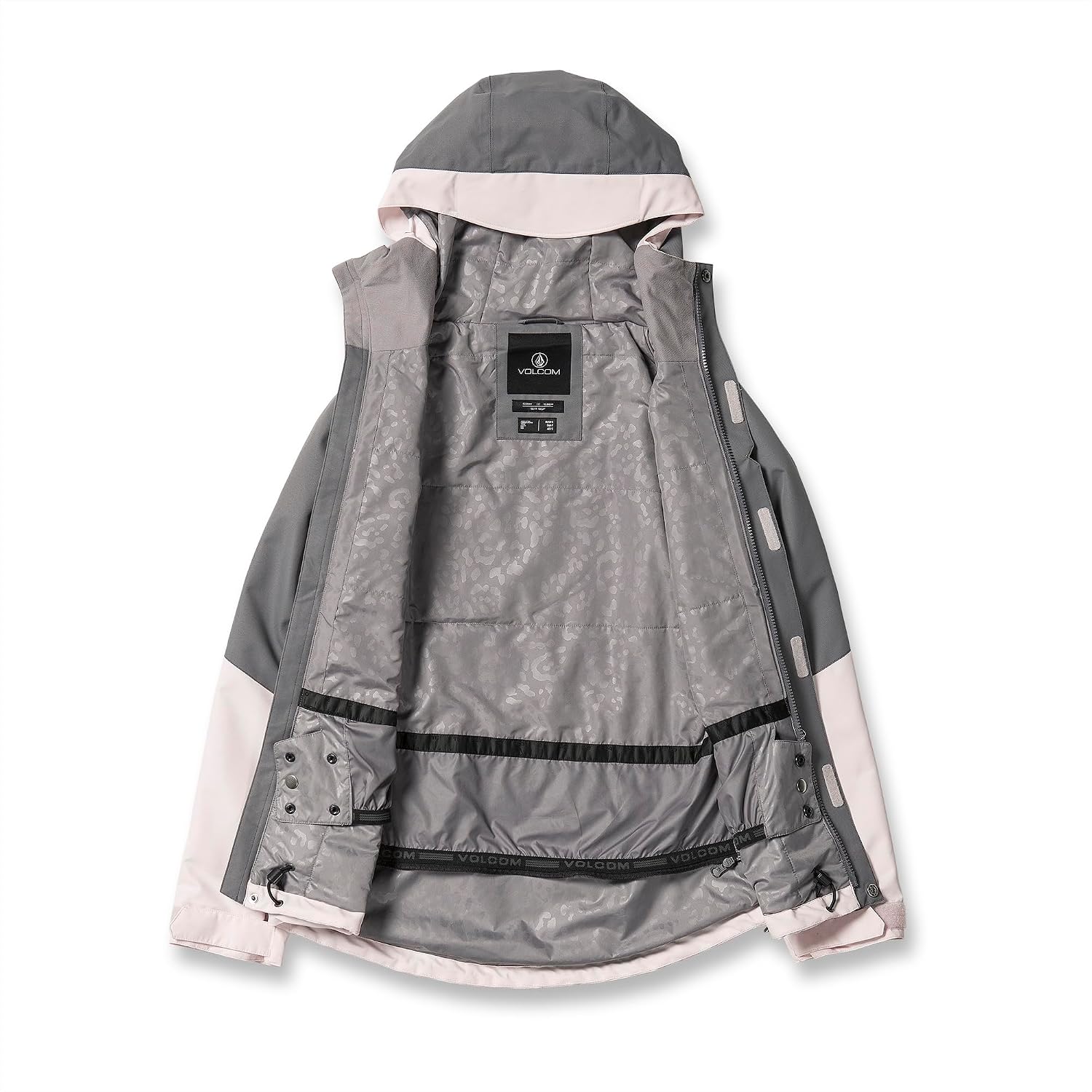Volcom Women's Bolt Insulated Snowboard Ski Winter Hooded Jacket Calcite S4
